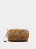 Bolso De Mano Efecto Pelo