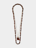 Collar Largo Doble Efecto Piedra