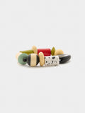 Pulsera Elástica De Cuentas Multicolor
