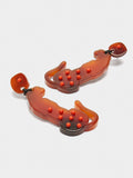 Pendientes Maxi Tigre De Resina
