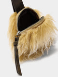 Llavero Charm Monedero Efecto Pelo