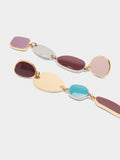 Pendientes Largos Con Esmaltado