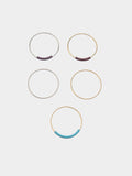 Set De Pulseras Con Esmalte