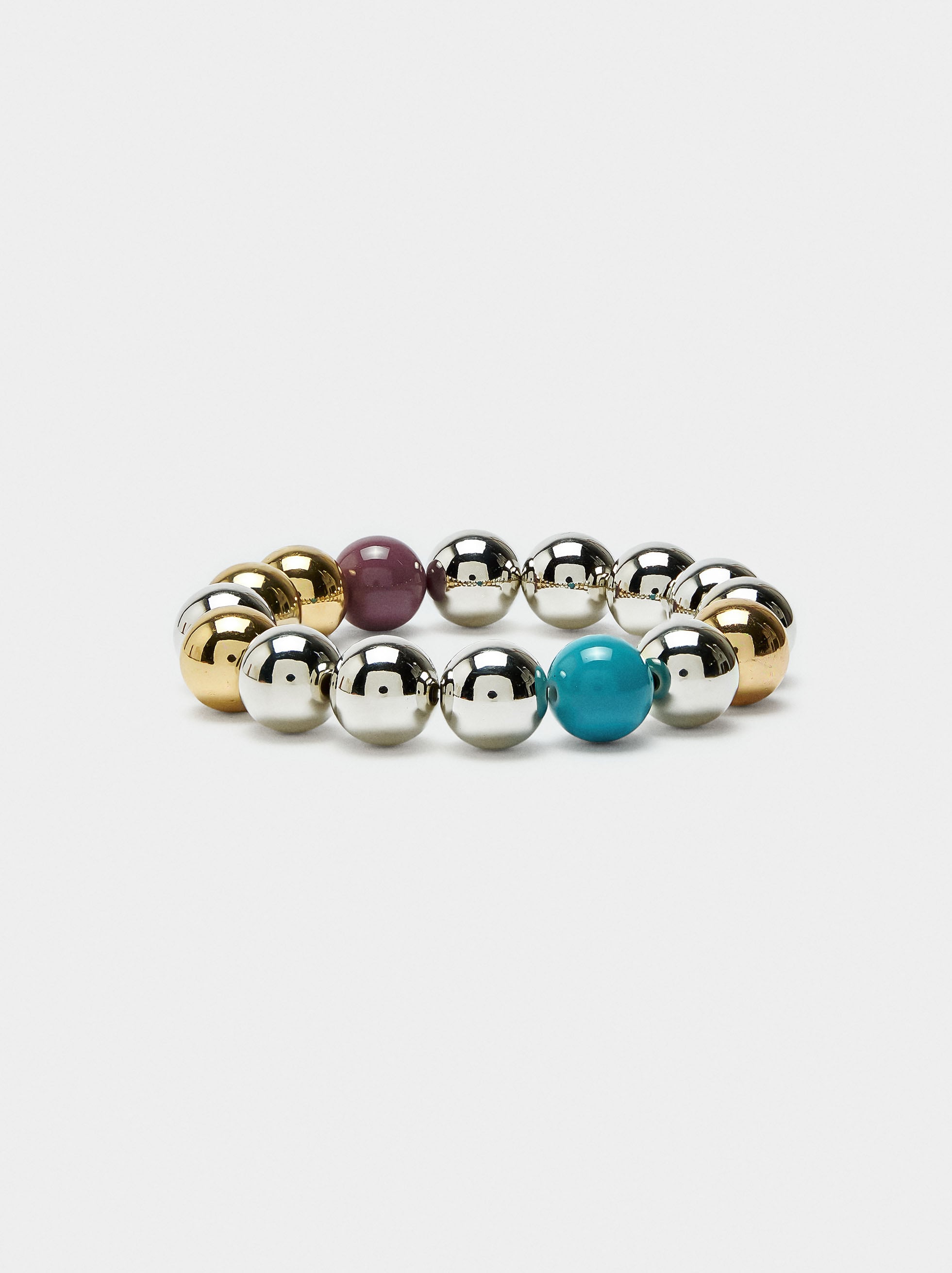 Pulsera Elástica De Abalorios