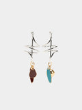 Pendientes Espiral Colgantes De Esmalte