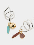 Pendientes Espiral Colgantes De Esmalte