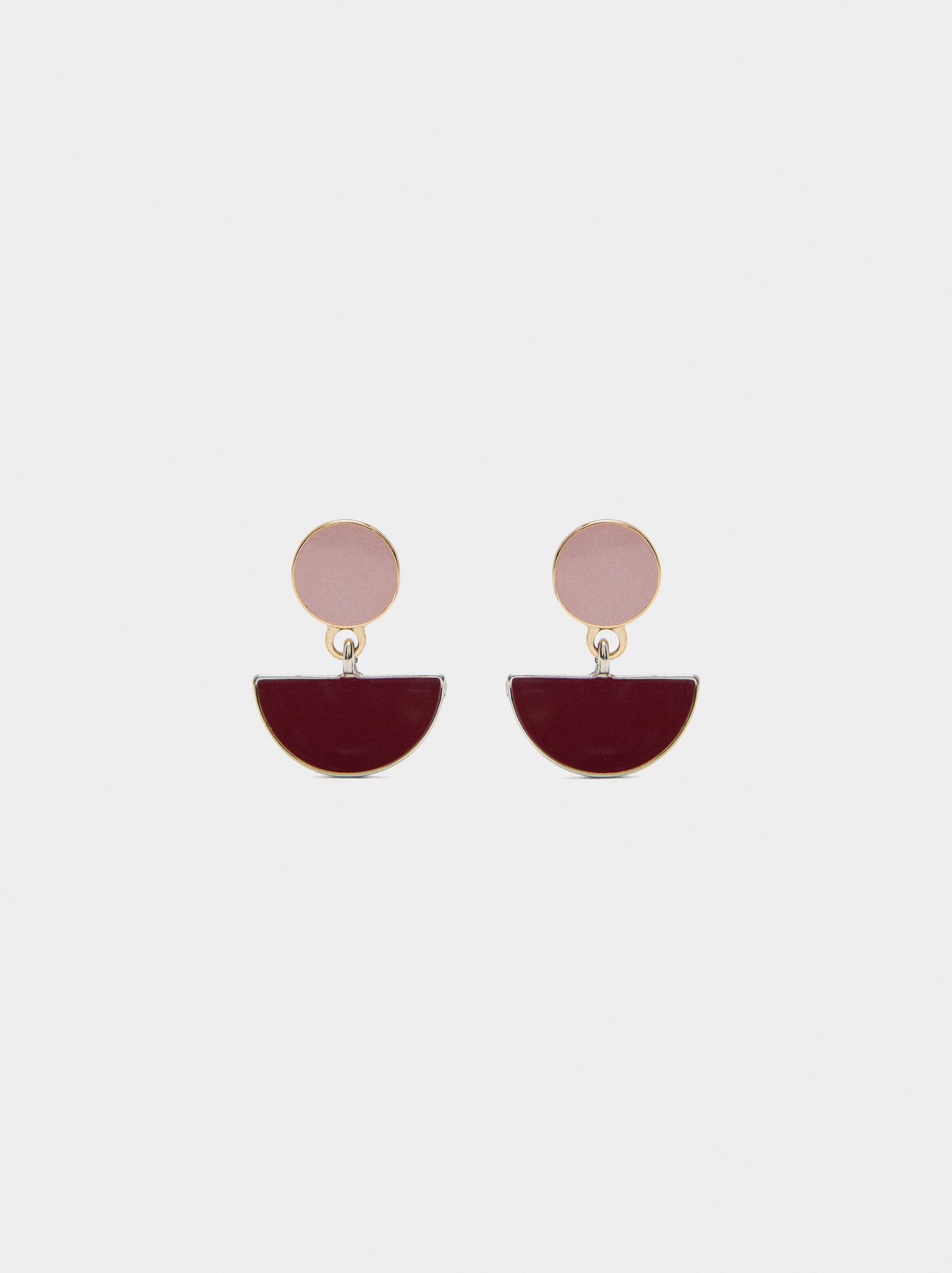 Pendientes Geométricos De Esmalte