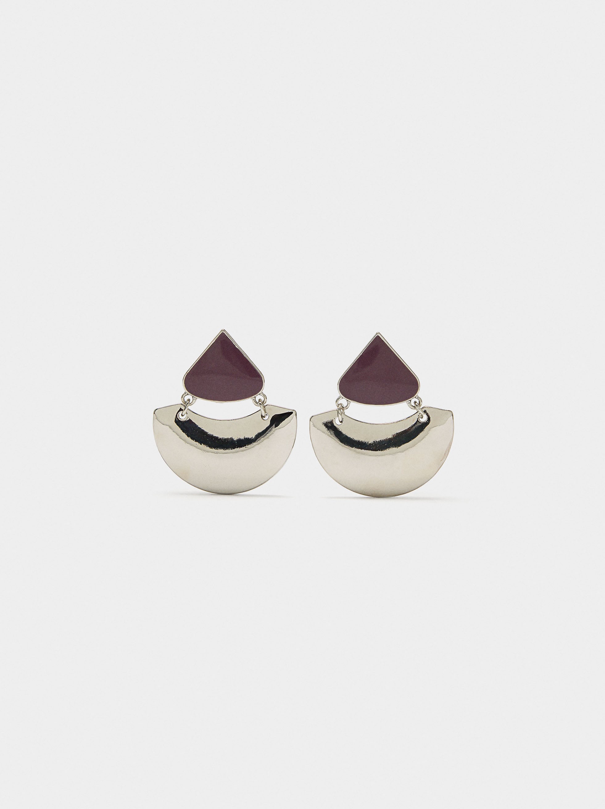 Pendientes Largos De Esmalte
