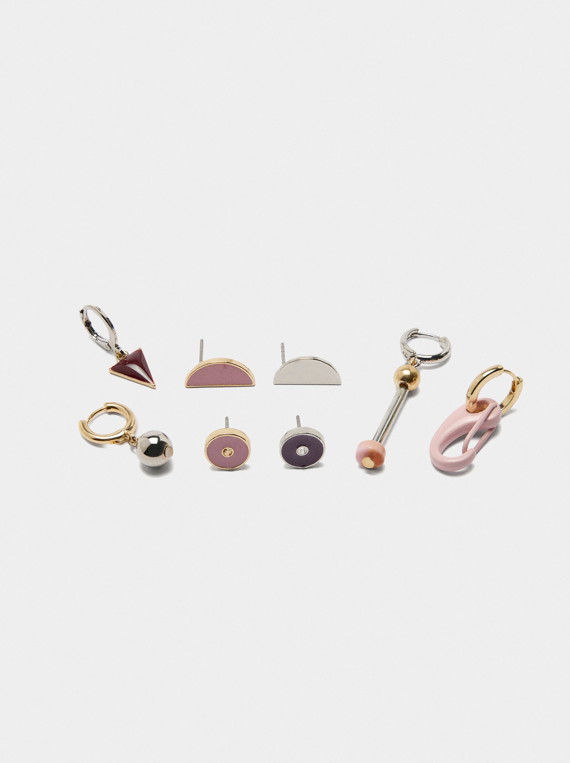 Set De Pendientes Asimétricos