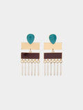 Pendientes Largos De Esmalte