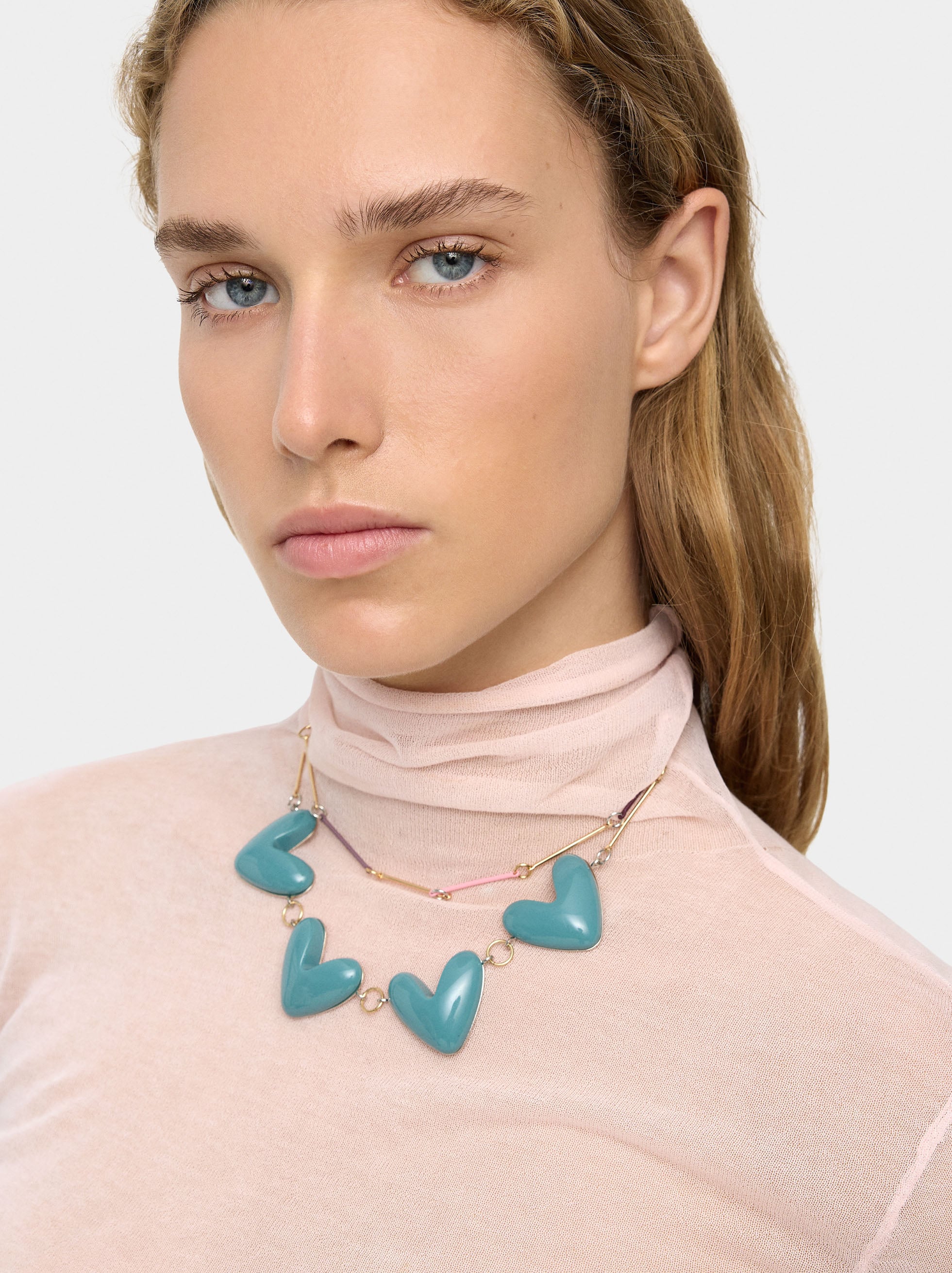 Set De Collares Corazones