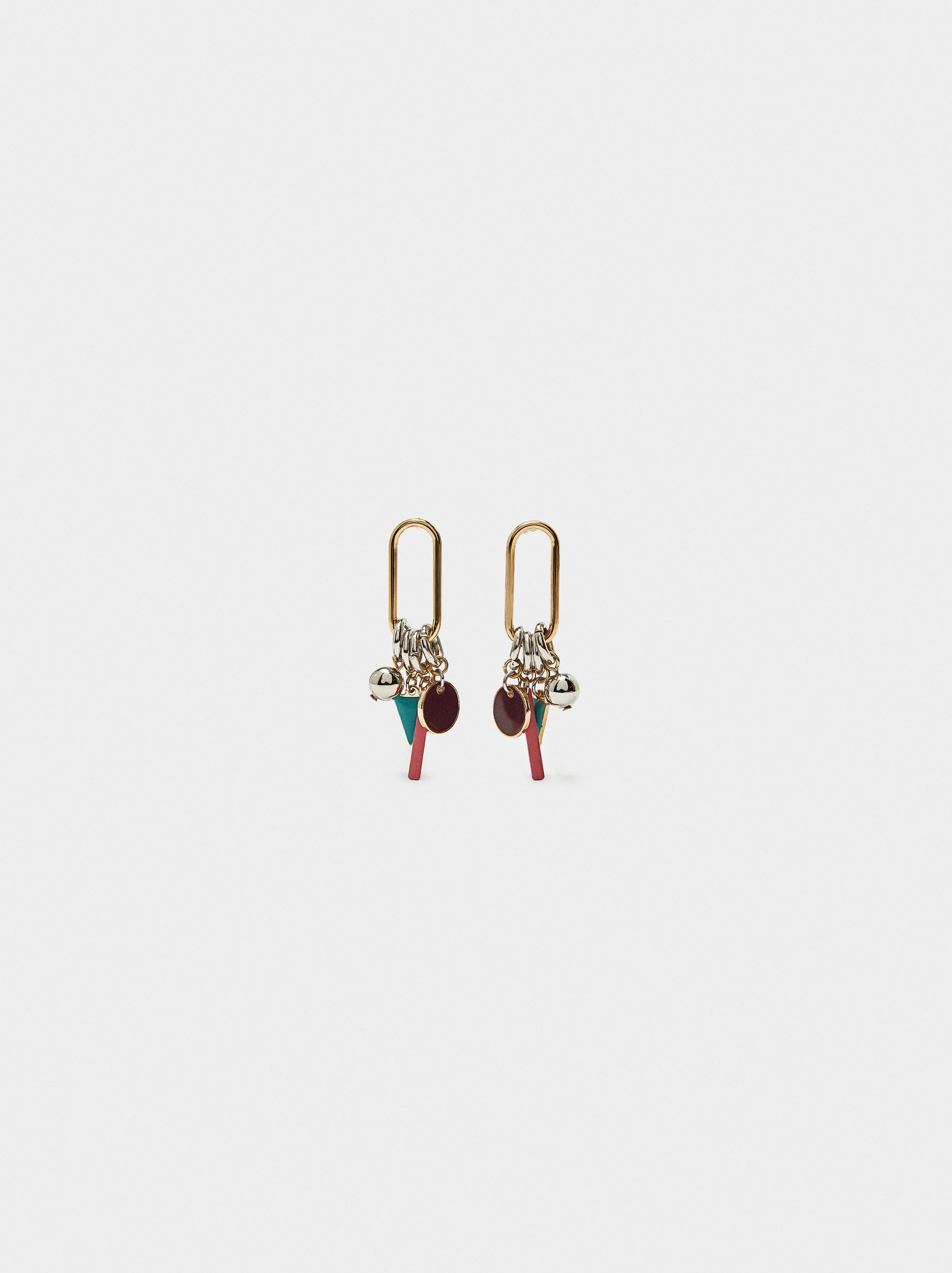 Pendientes Con Detalles Geométricos