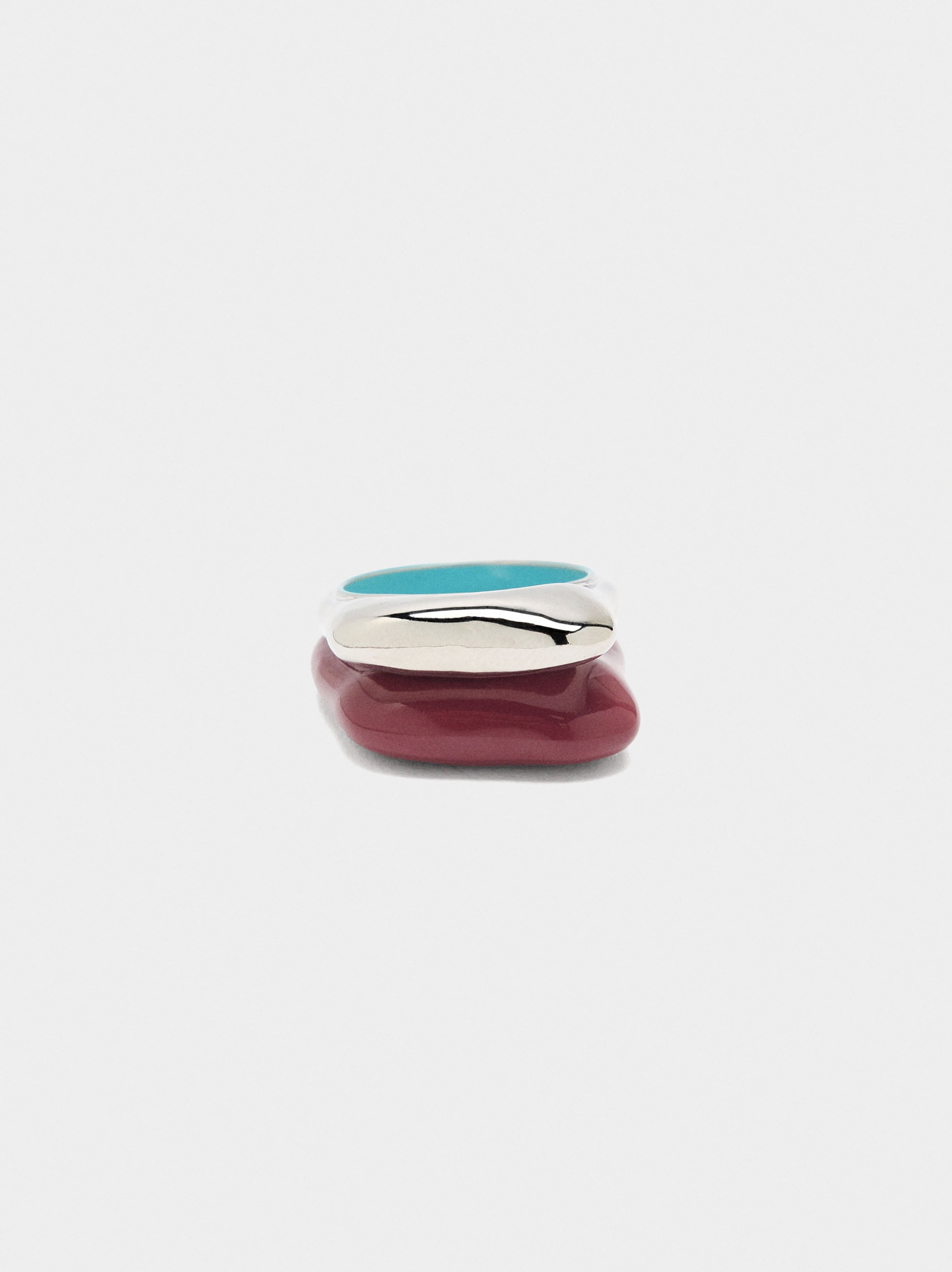 Set De Anillos Cuadrados