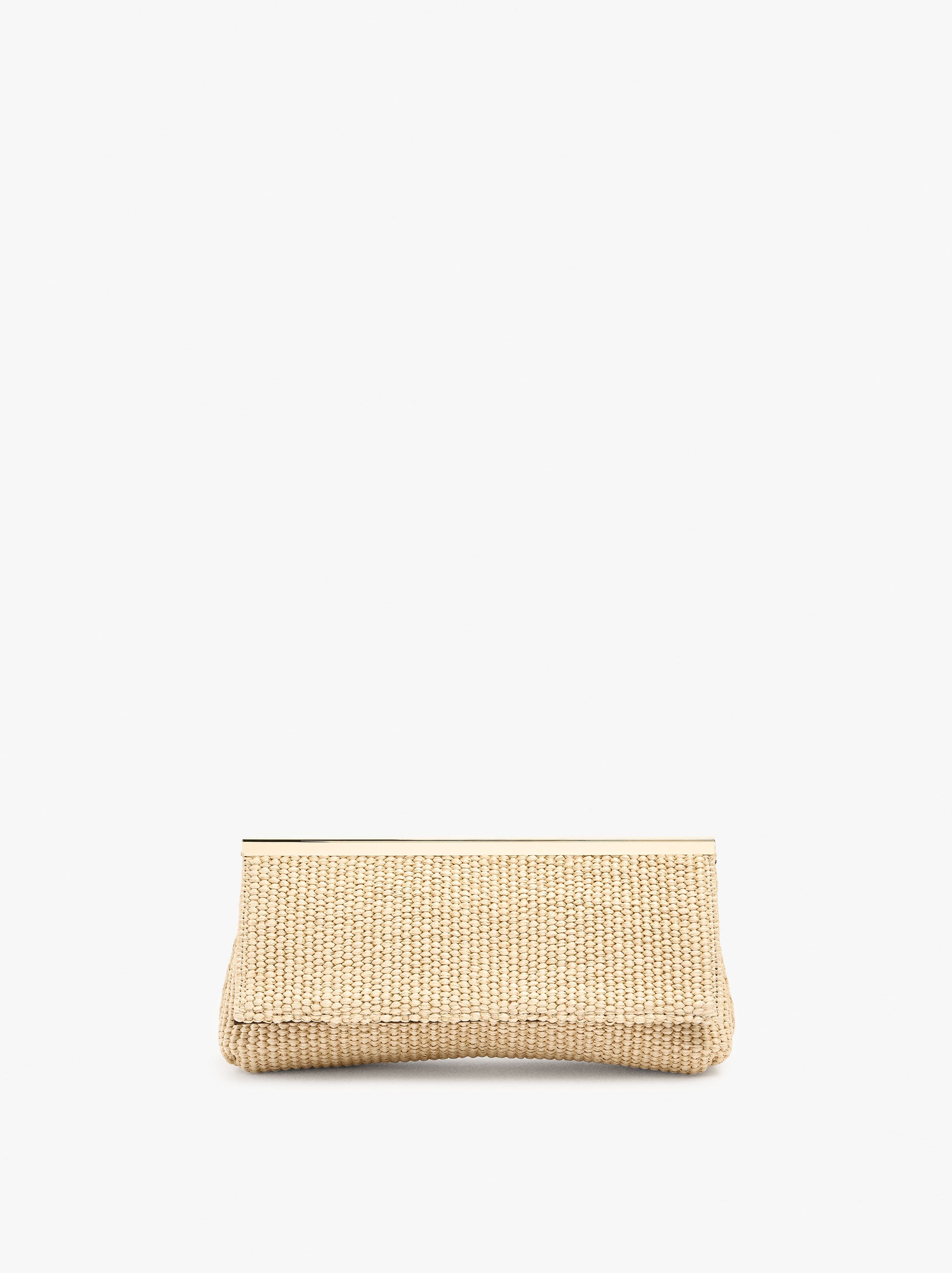 Bolso De Fiesta Sobre Efecto Rafia