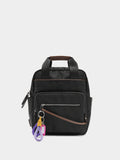 Mochila De Nylon Con Colgante