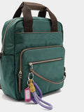 Mochila De Nylon Con Colgante