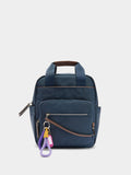 Mochila De Nylon Con Colgante