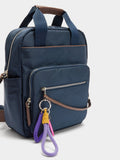 Mochila De Nylon Con Colgante