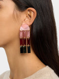 Pendientes Geométricos Multicolor