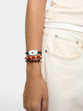 Set De Pulseras Multicolor Con Resina