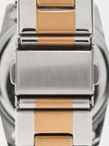 Reloj De Pulsera De Acero Inoxidable Bicolor