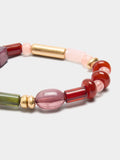Pulsera Elástica Multicolor Efecto Piedra