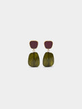 Pendientes Largos Efecto Piedra