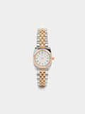 Reloj De Pulsera De Acero Inoxidable Bicolor