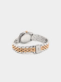 Reloj De Pulsera De Acero Inoxidable Bicolor