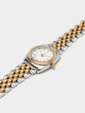 Reloj De Pulsera De Acero Inoxidable Bicolor