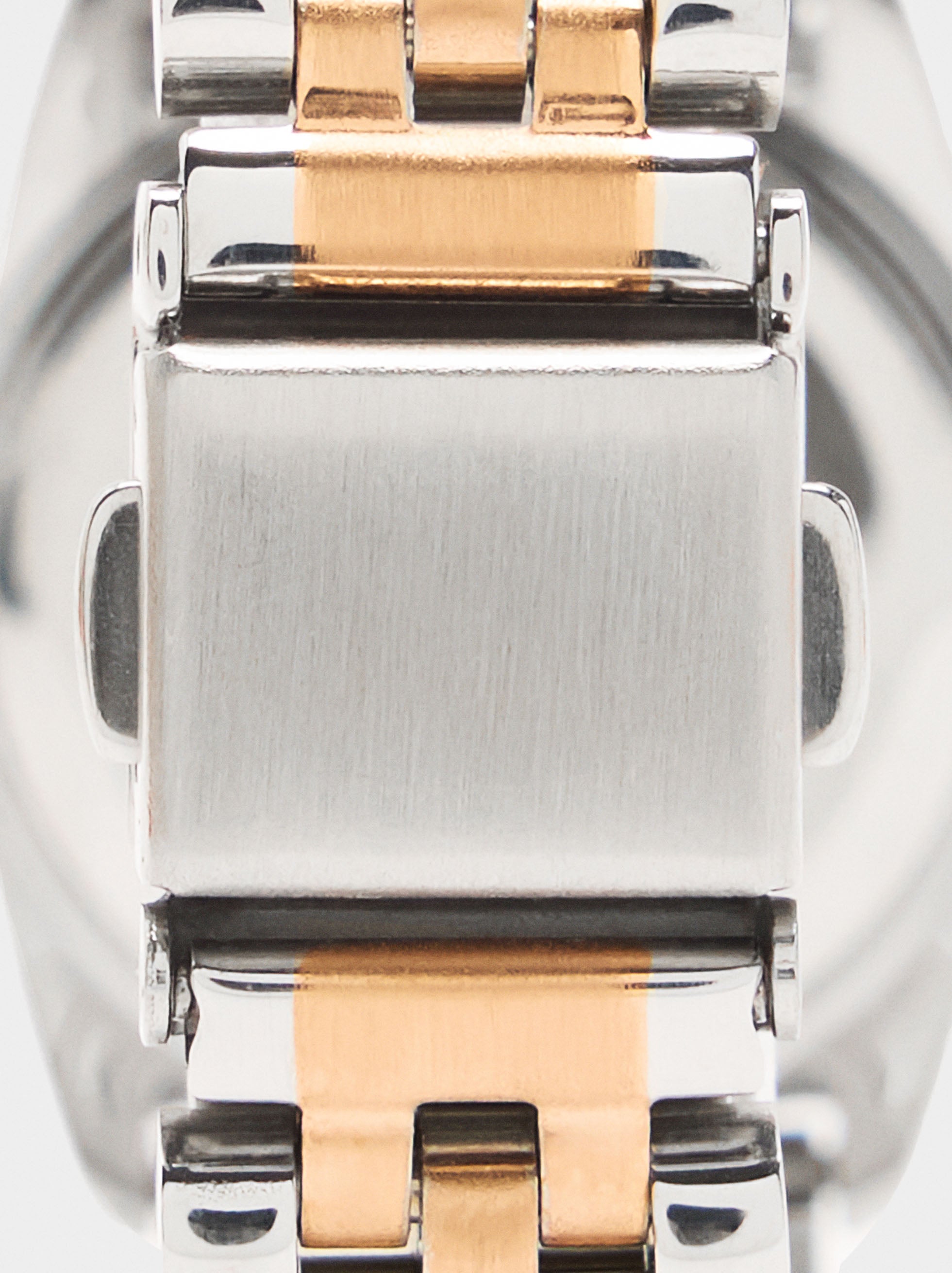 Reloj De Pulsera De Acero Inoxidable Bicolor