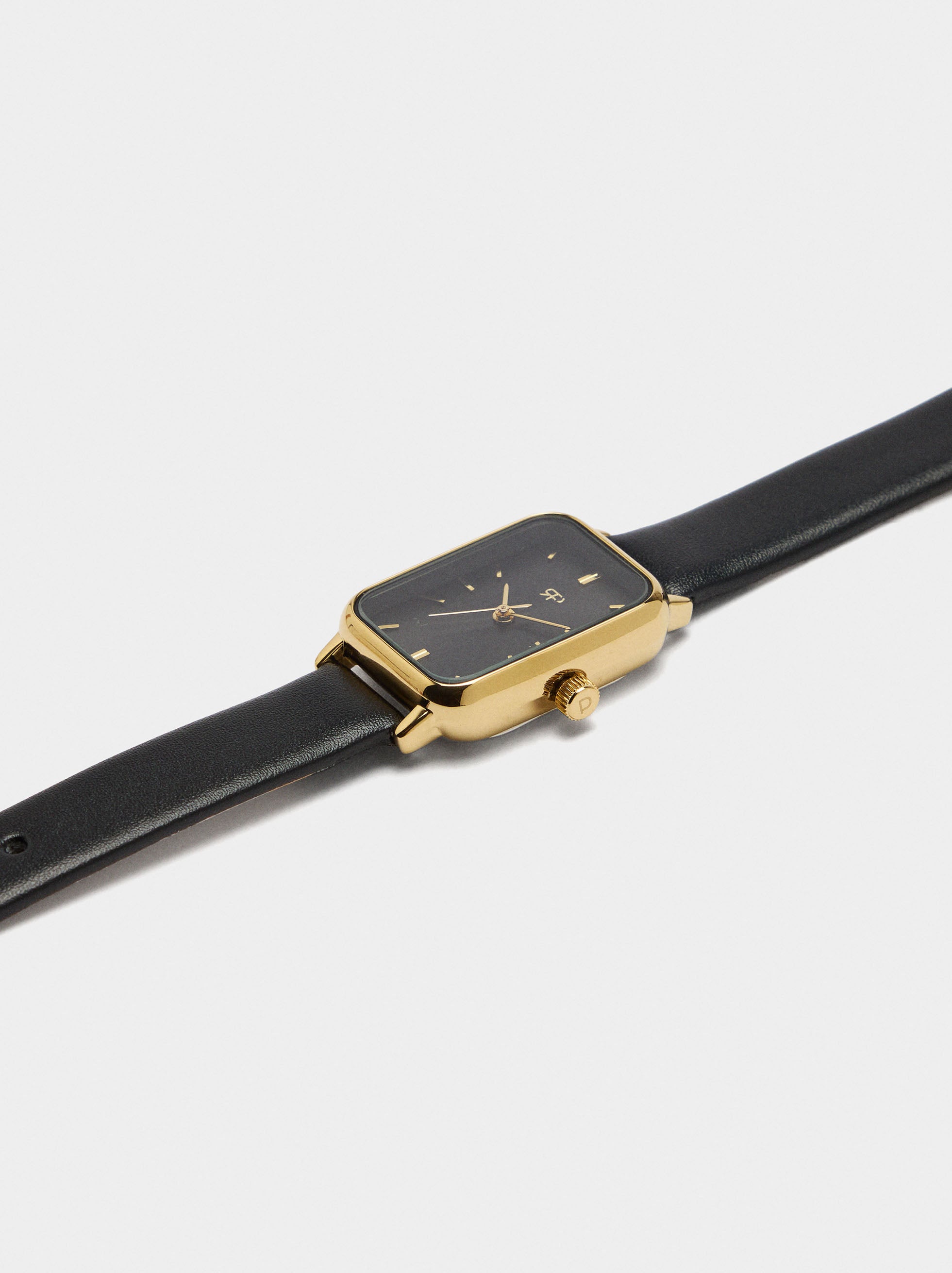 Reloj Cuadrado Pulsera Com Textura