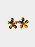 Pendientes De Flor Efecto Carey