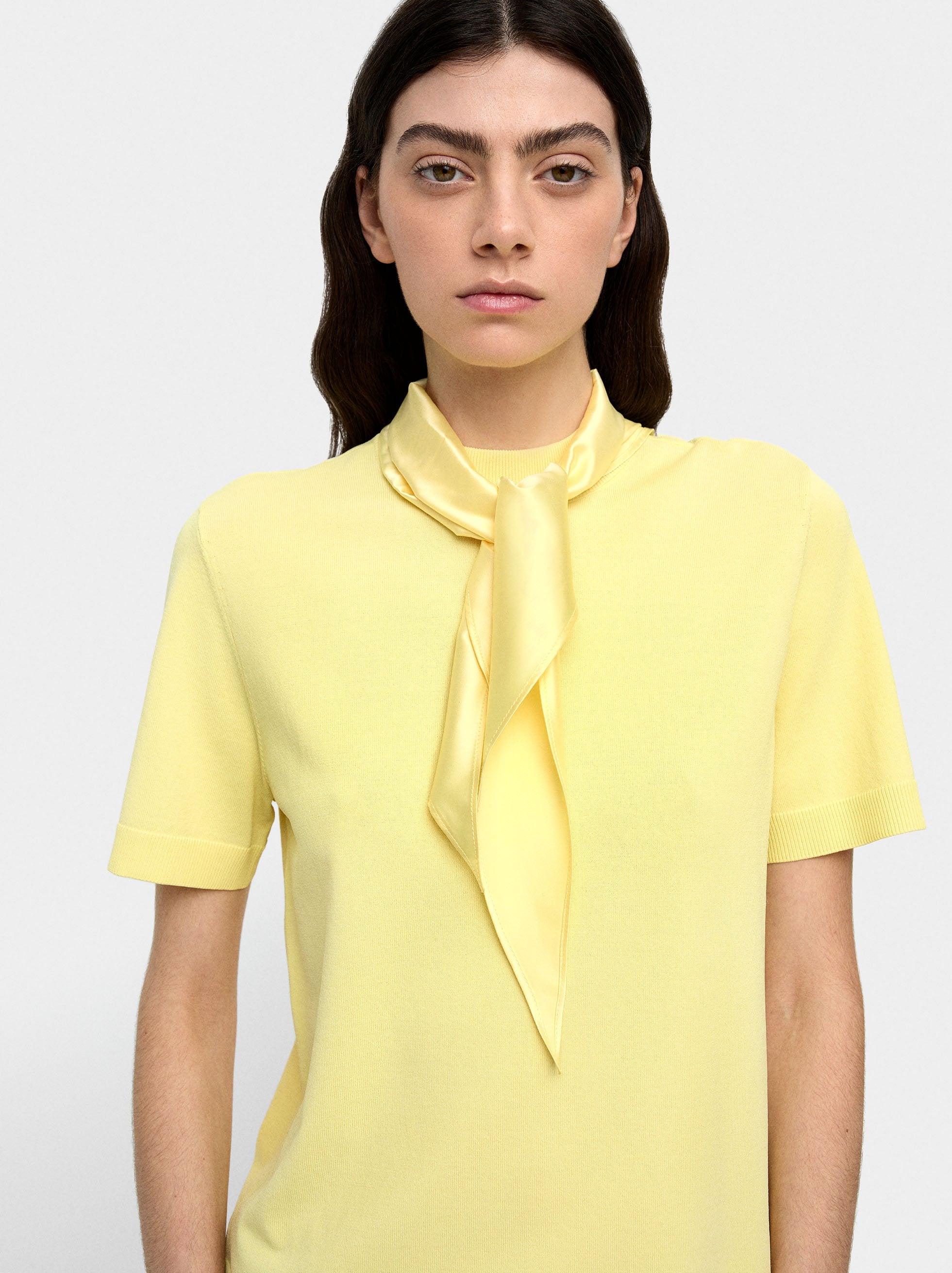 Jersey De Punto Con Pañuelo