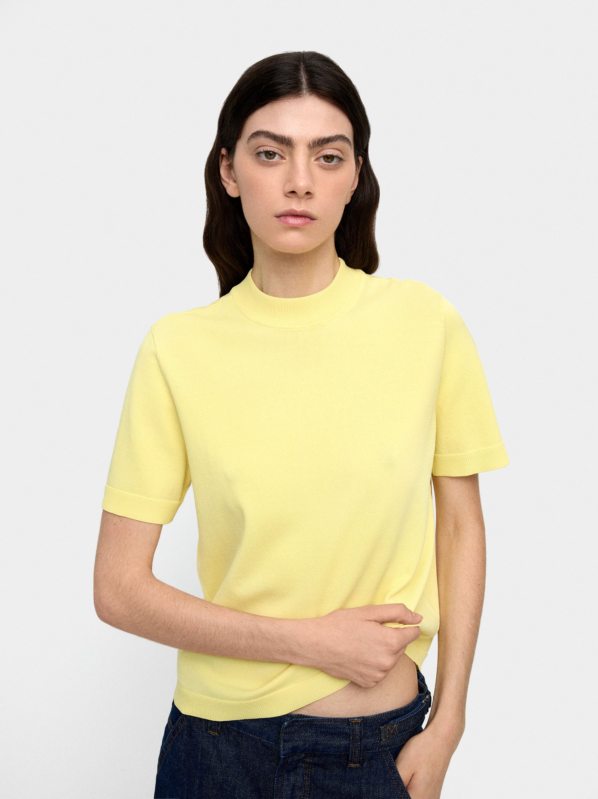 Jersey De Punto Con Pañuelo