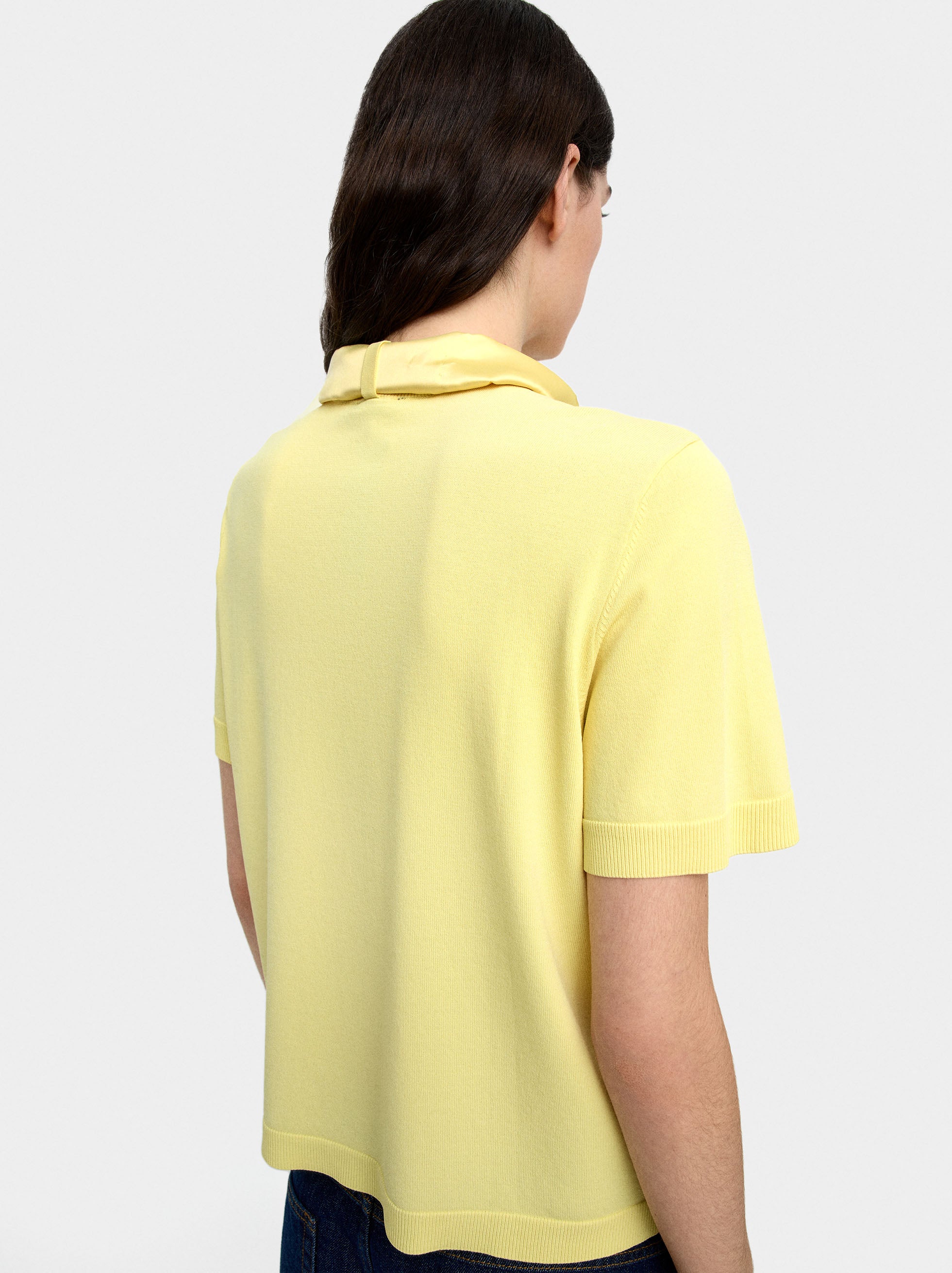 Jersey De Punto Con Pañuelo