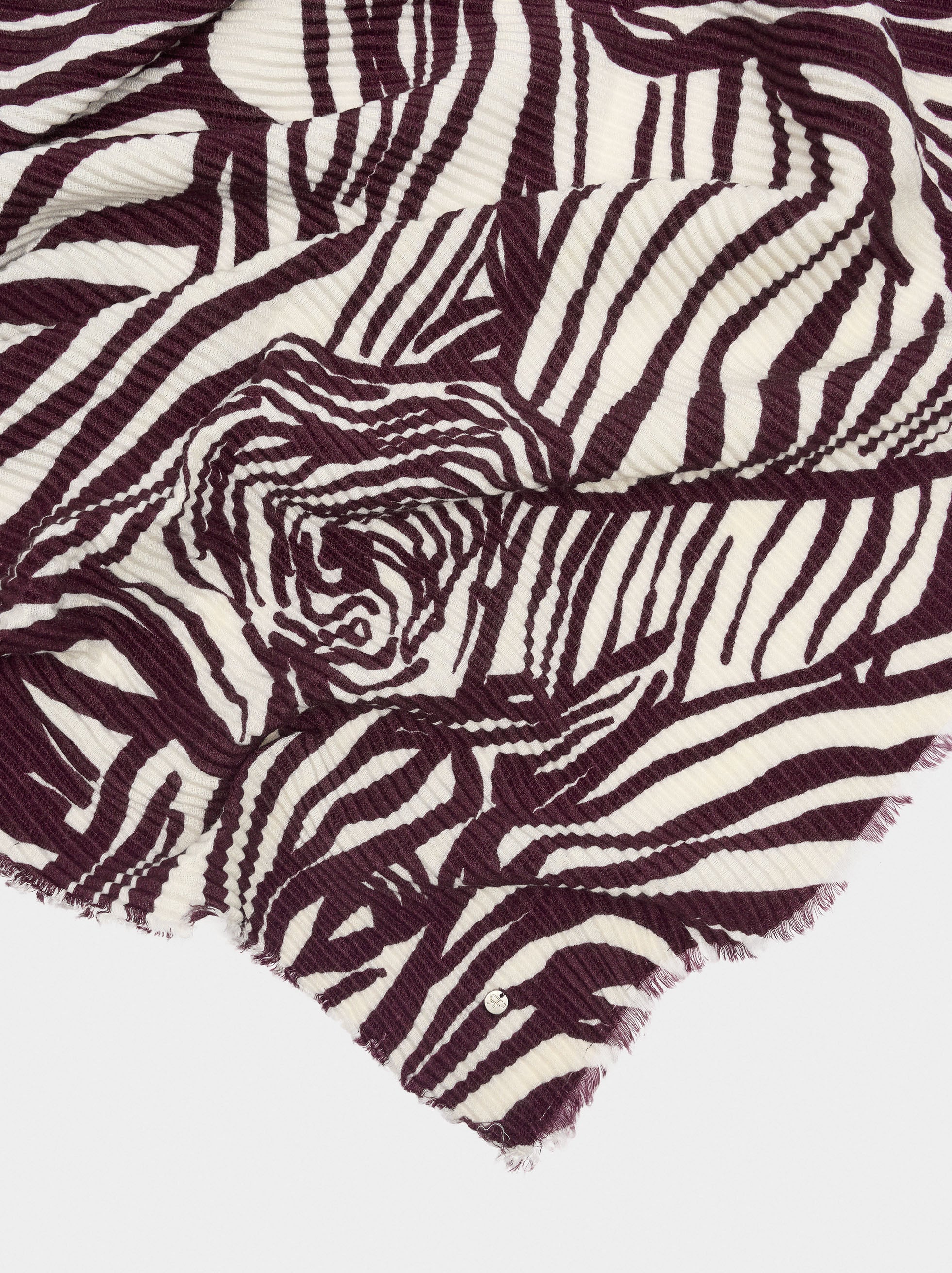 Pañuelo Estampado Con Textura