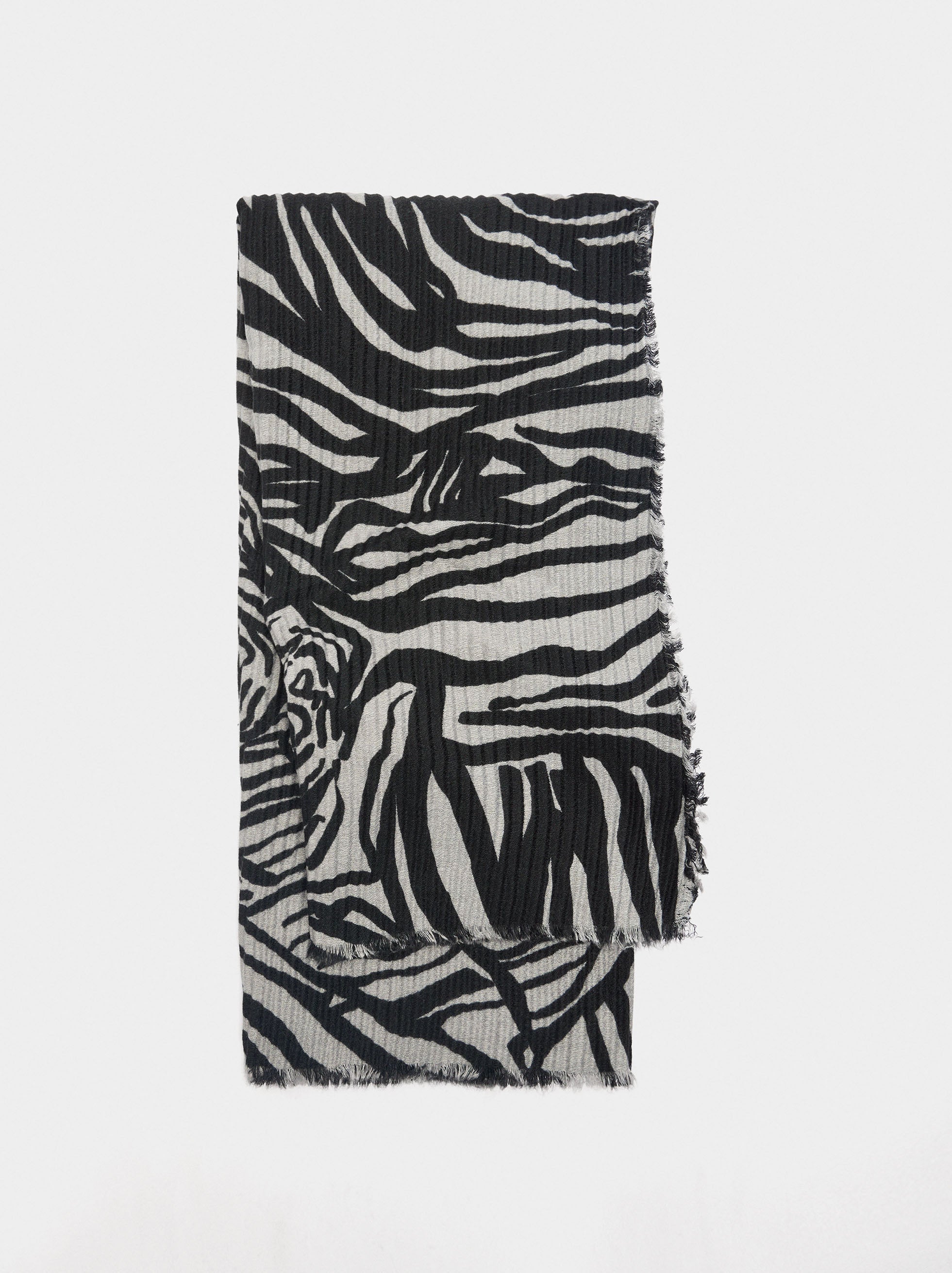 Pañuelo Estampado Con Textura
