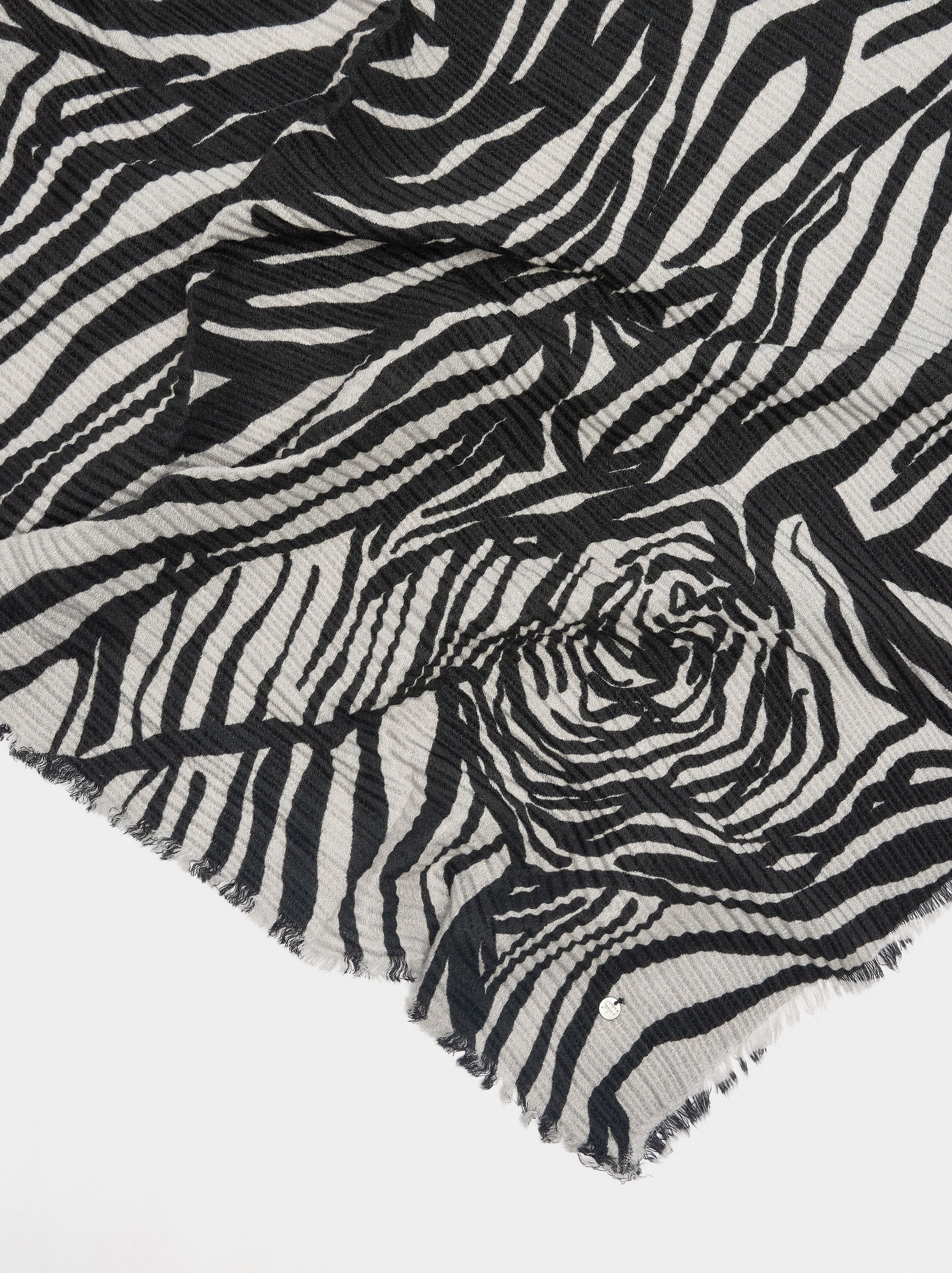 Pañuelo Estampado Con Textura