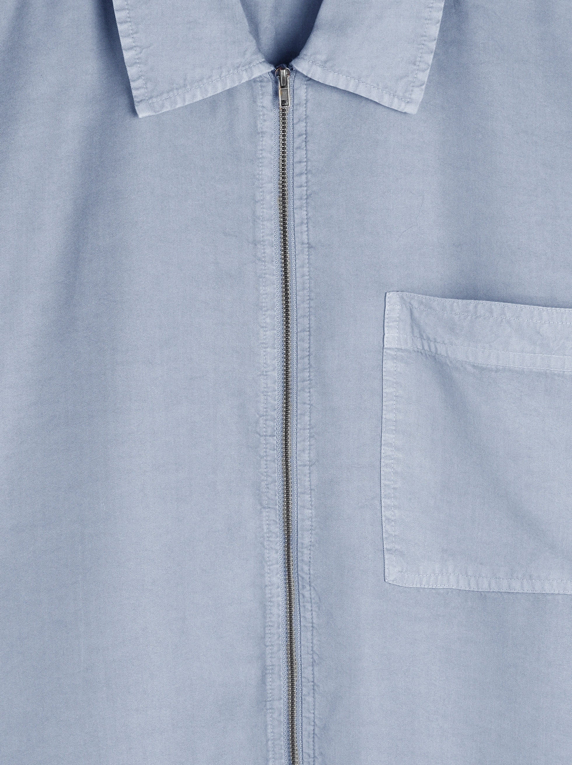 Camisa Con Cremallera 100% Lyocell