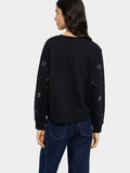 Sudadera De Algodón Con Aplicaciones