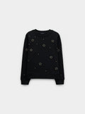Sudadera De Algodón Con Aplicaciones