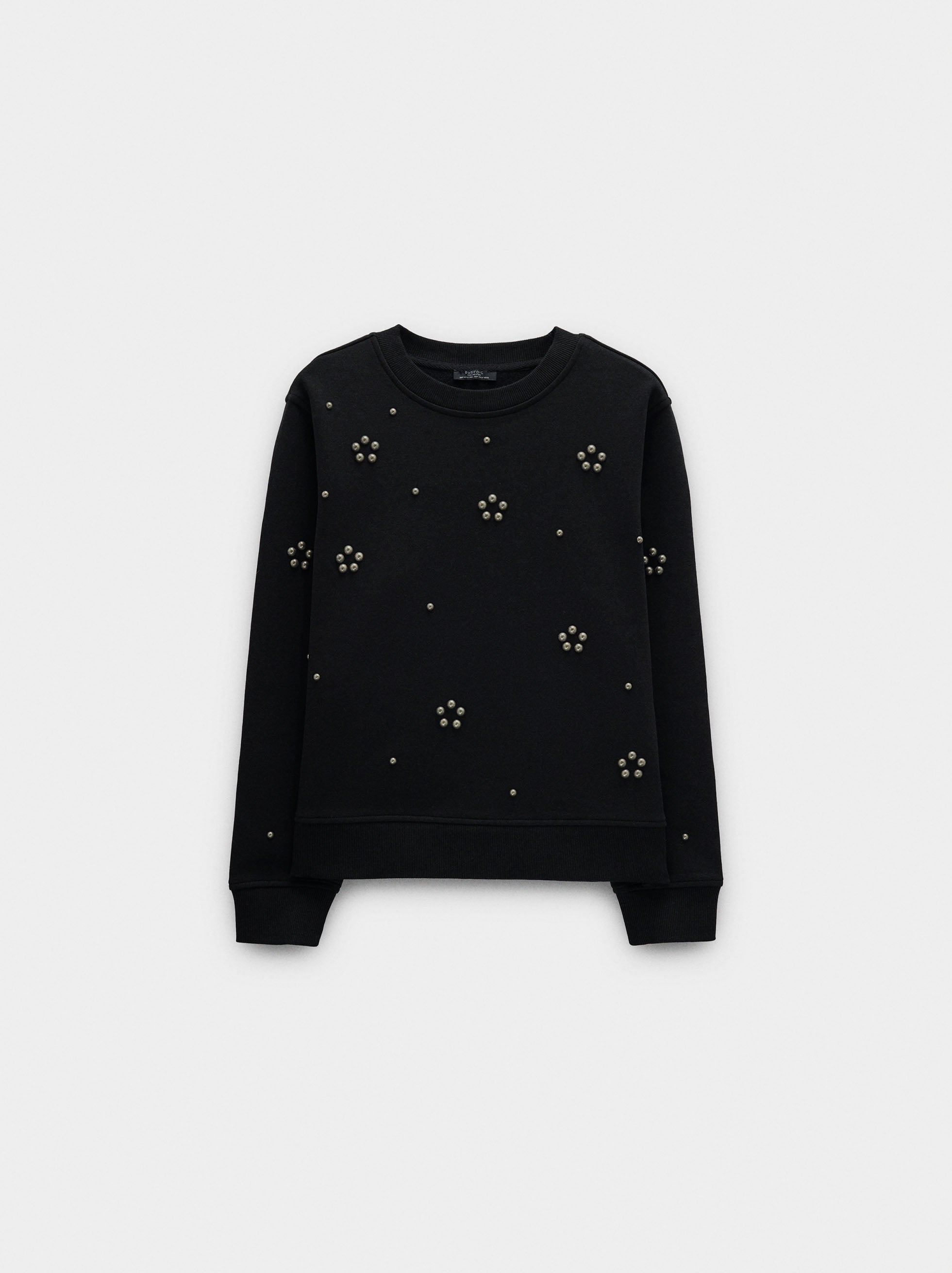 Sudadera De Algodón Con Aplicaciones