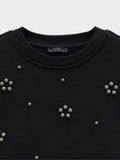 Sudadera De Algodón Con Aplicaciones