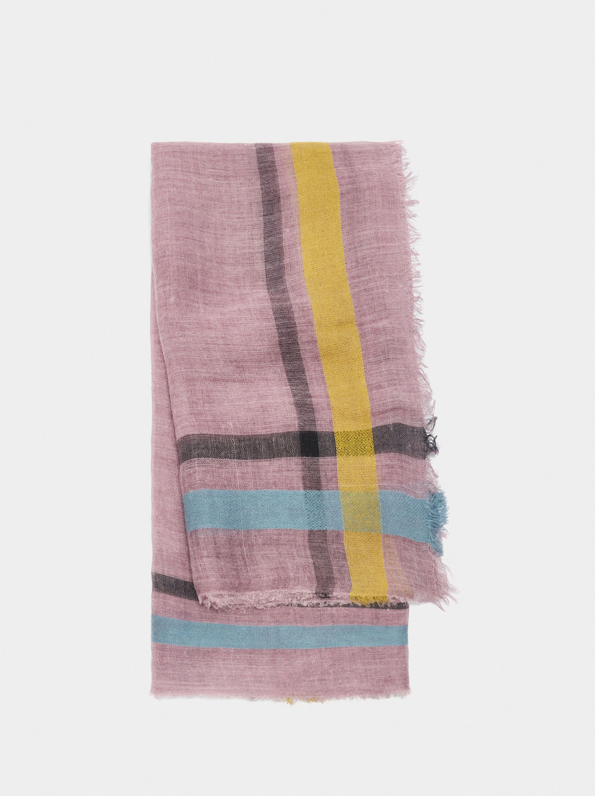 Pashmina Estampada Con Lana