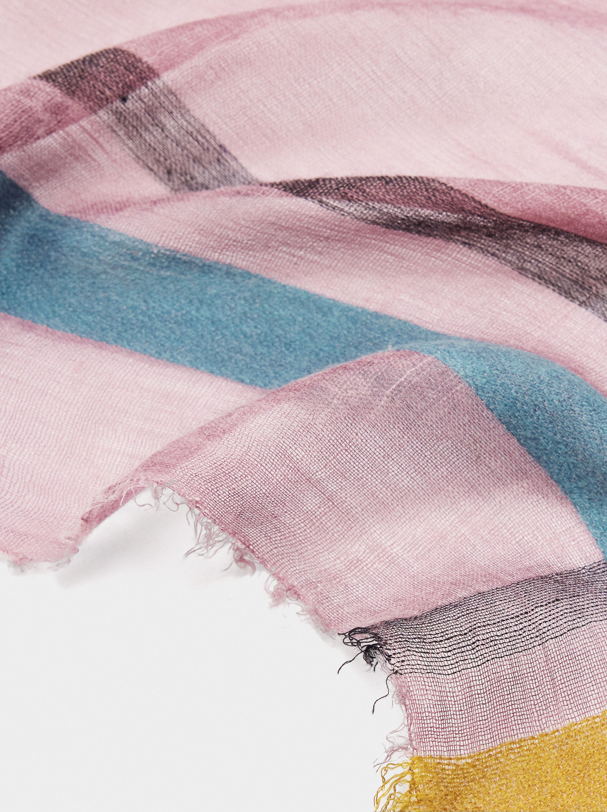 Pashmina Estampada Con Lana