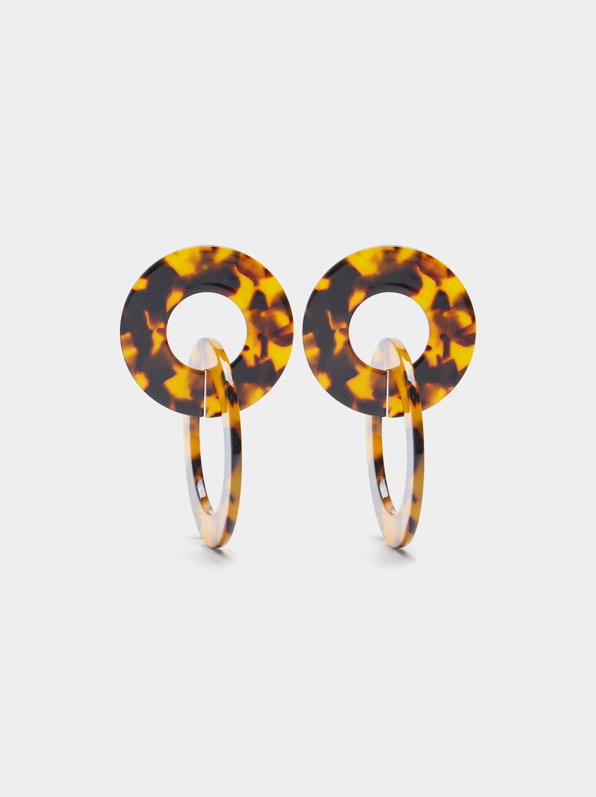Pendientes Entrelazados Efecto Carey
