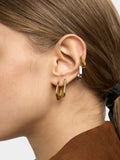 Set De Aros Bicolor - Acero Inoxidable