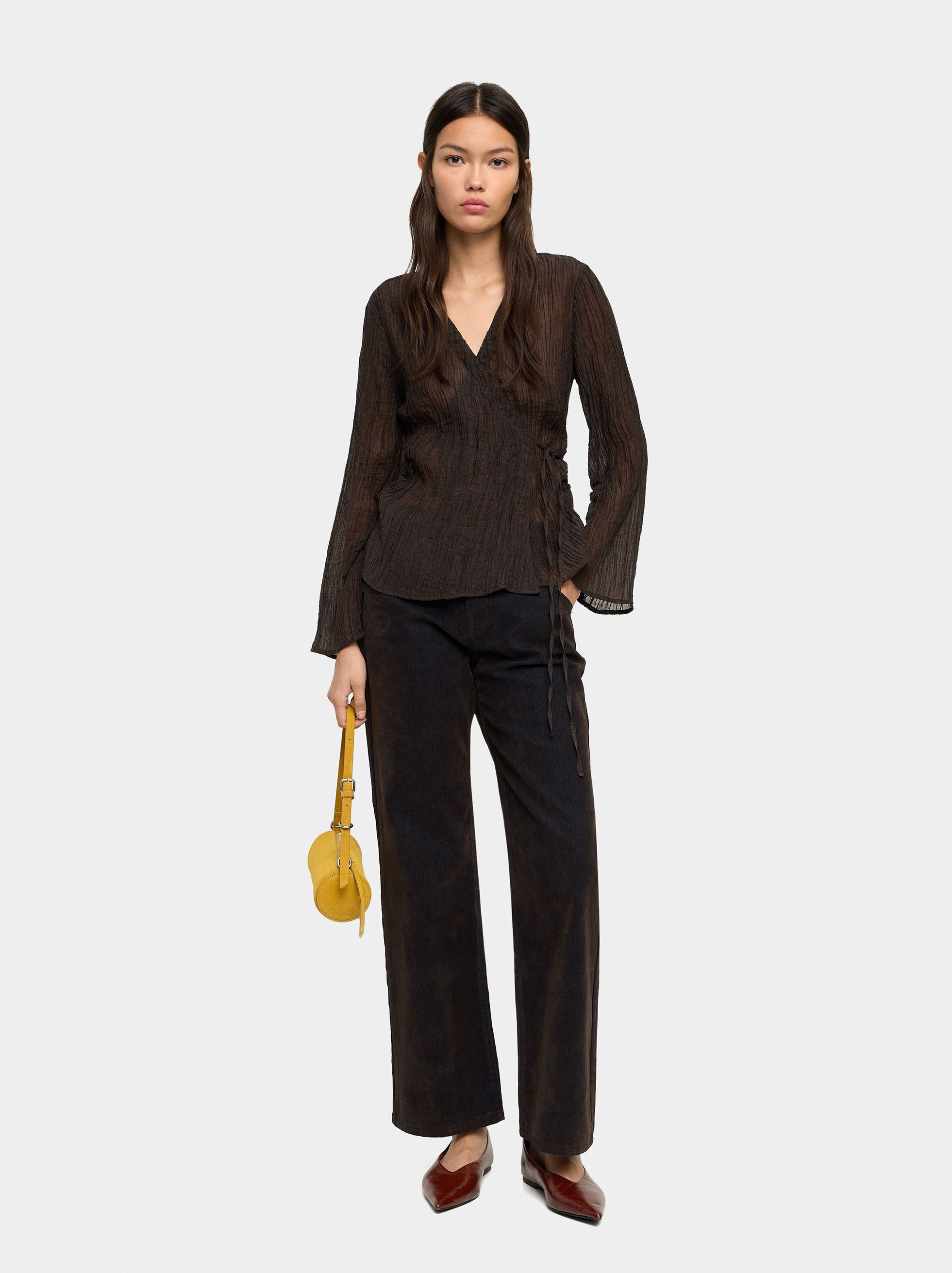Blusa Efecto Arrugado