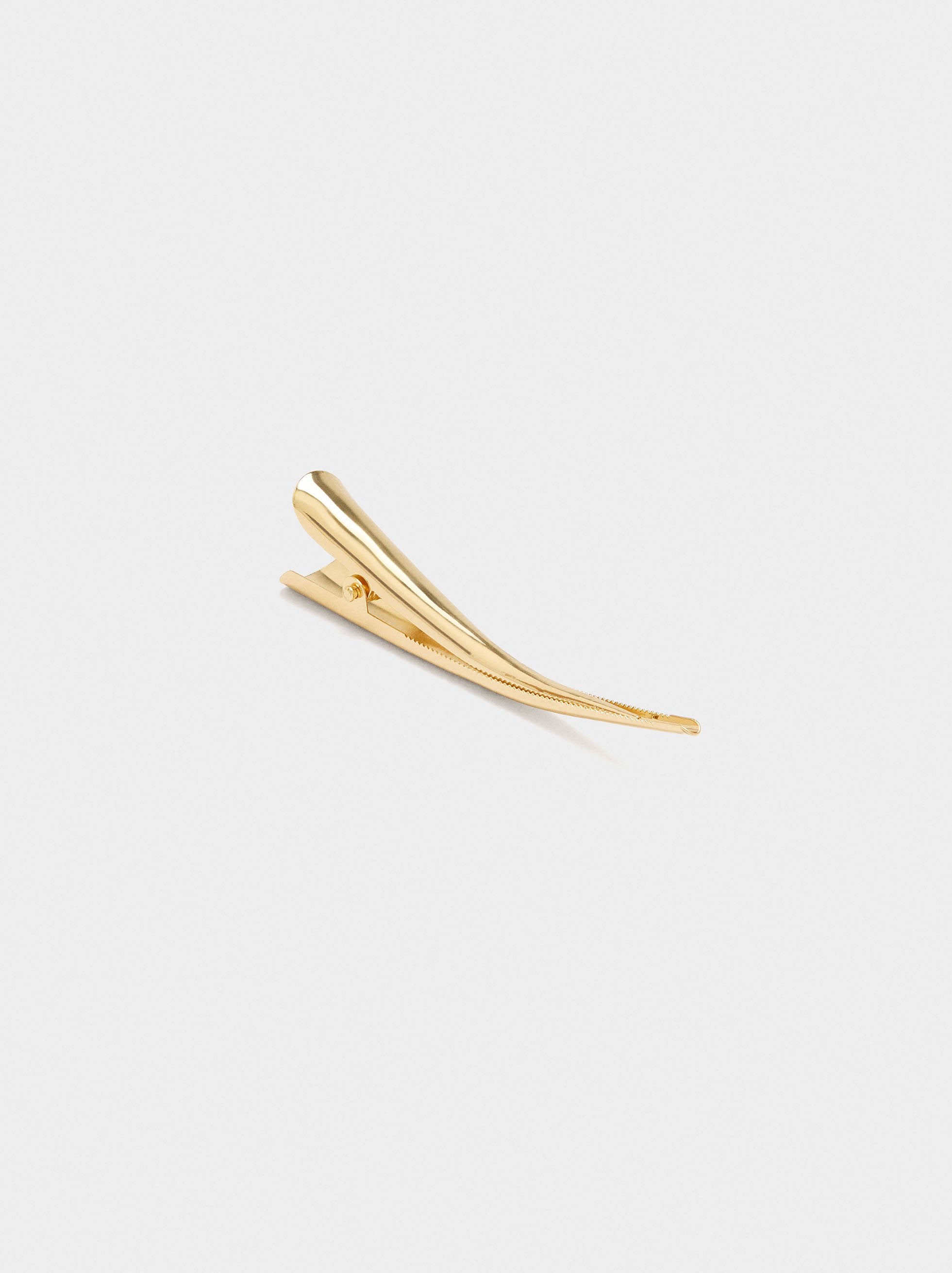 Pinza De Pelo Dorada